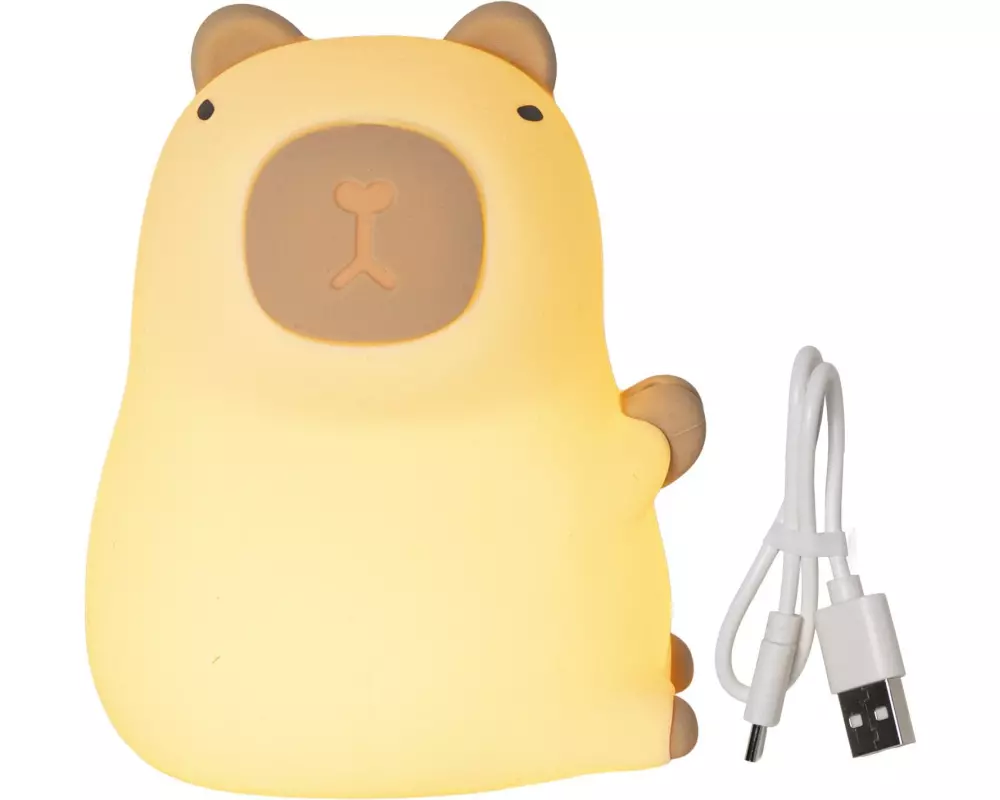 Star Trading Nachtlicht Capybara LED Nachtlicht Functional RGBW Weiss