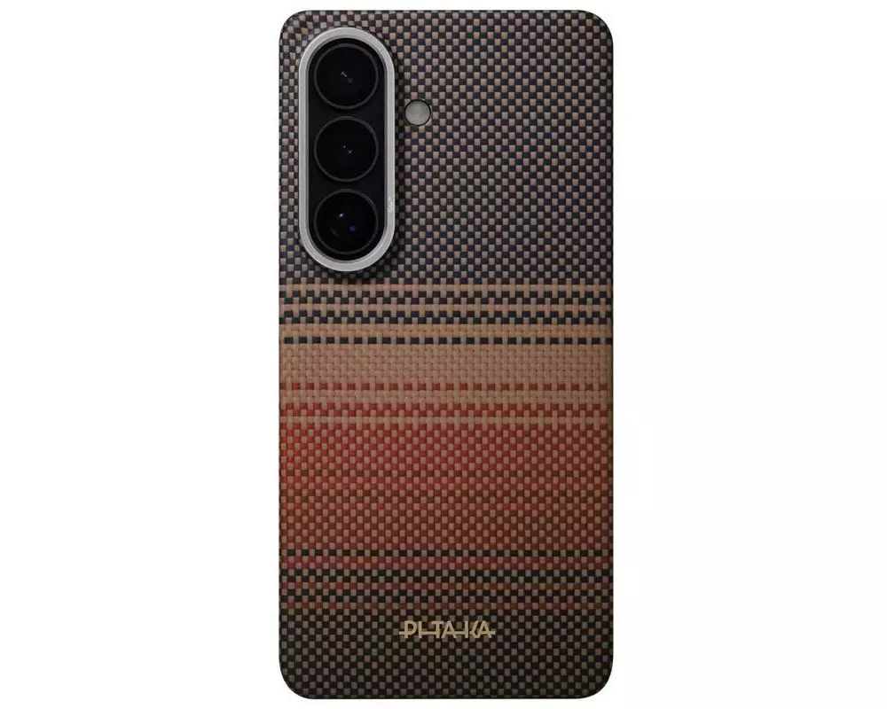 PITAKA Aaron Button Edge Case Galaxy S26 Plus Magsafe, Sunset