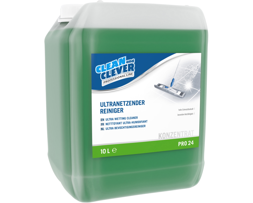 CLEAN AND CLEVER Ultranetzender Reiniger 10lt 40653 PRO24