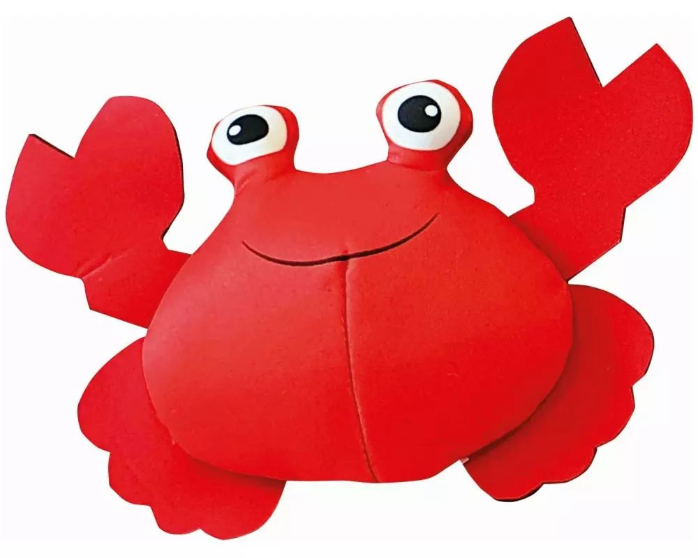 Nobby Schwimmspielzeug Floating Krabbe, 12 cm, Rot