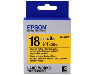 Epson LabelWorks LK-5YBW Label Tape