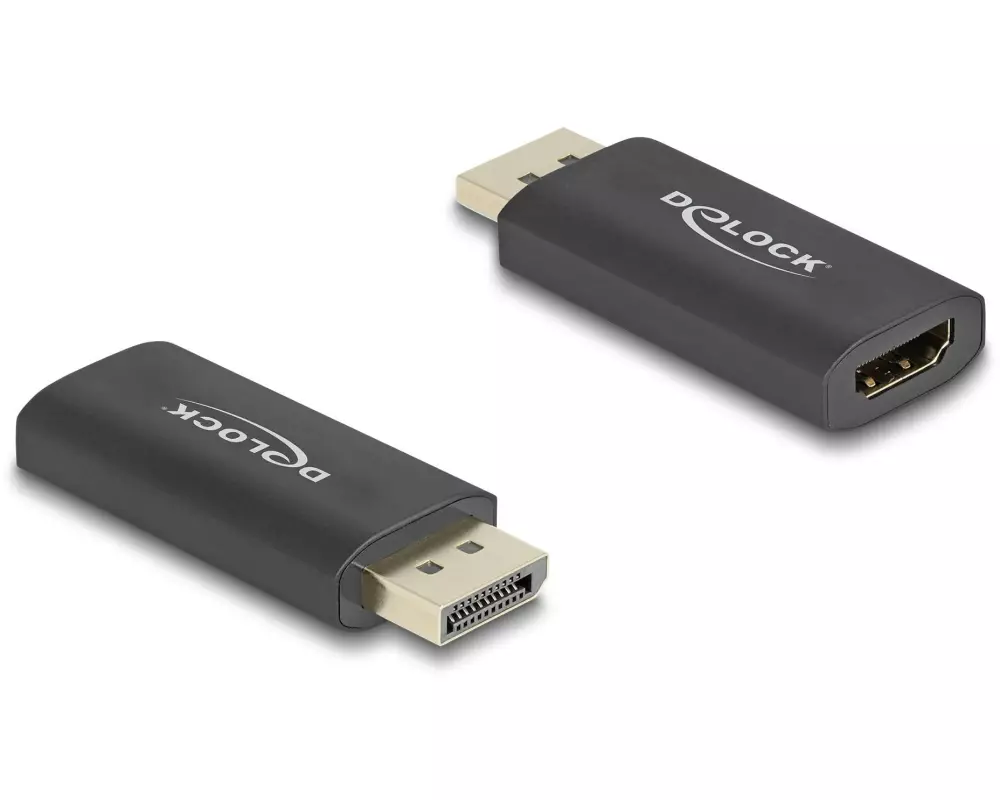 Delock Adapter aktiv, 8K/60Hz DisplayPort - HDMI
