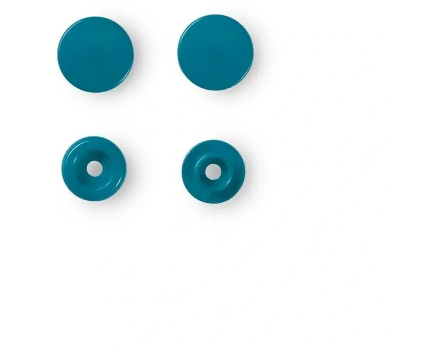 Prym Druckknöpfe Color Snaps Grau, Ø 12,4 mm, 30 Stück