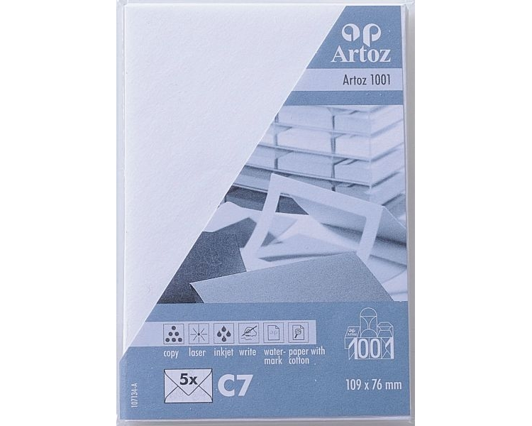 ARTOZ Couverts 1001 C7 107134182 100g, blütenweiss 5 Stück
