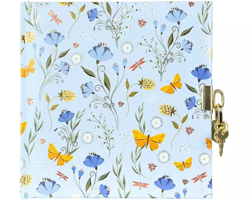 Goldbuch Secret Garden Tagebuch Kunstdruckpapier mit Goldprägung