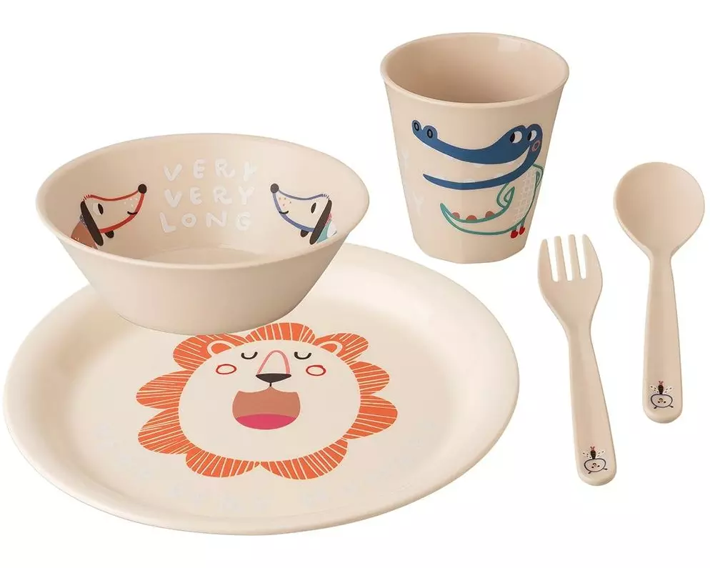 Koziol Kindergeschirrset VERY VERY AT HOME almond, 4er Set