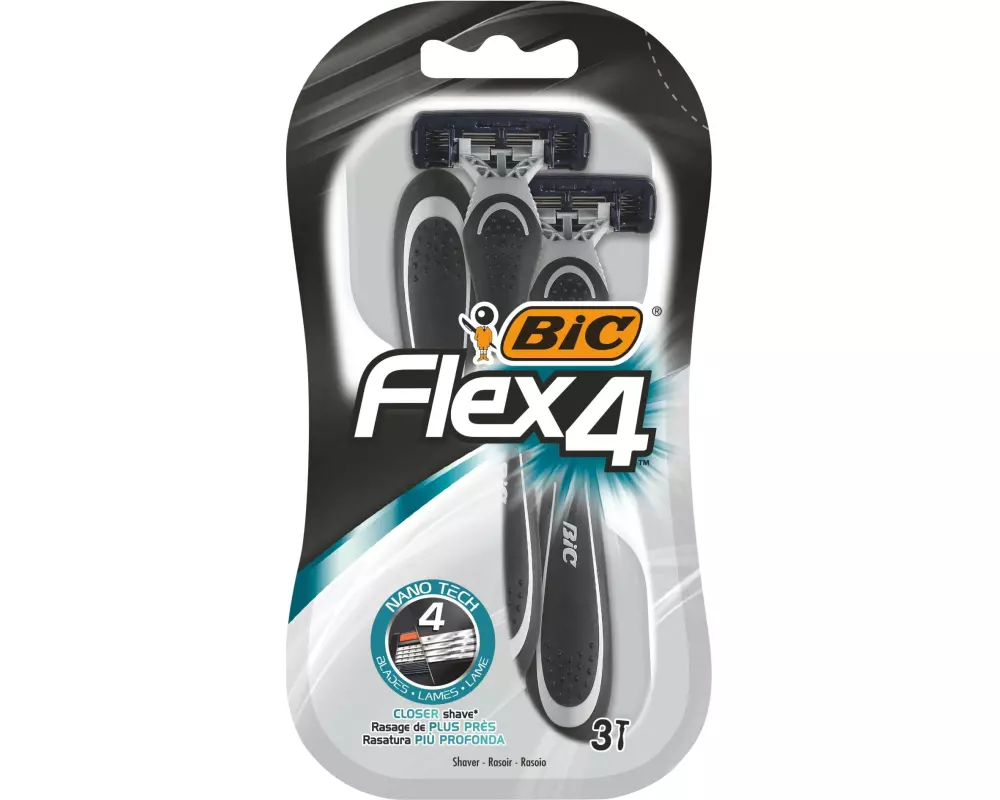 BIC Herrenrasierer Flex4 3 Stück