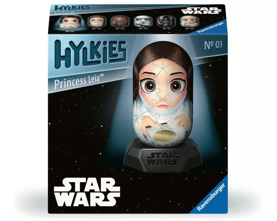 Ravensburger 3D Puzzle Hylkies #03 Princess Leia 54 Teile