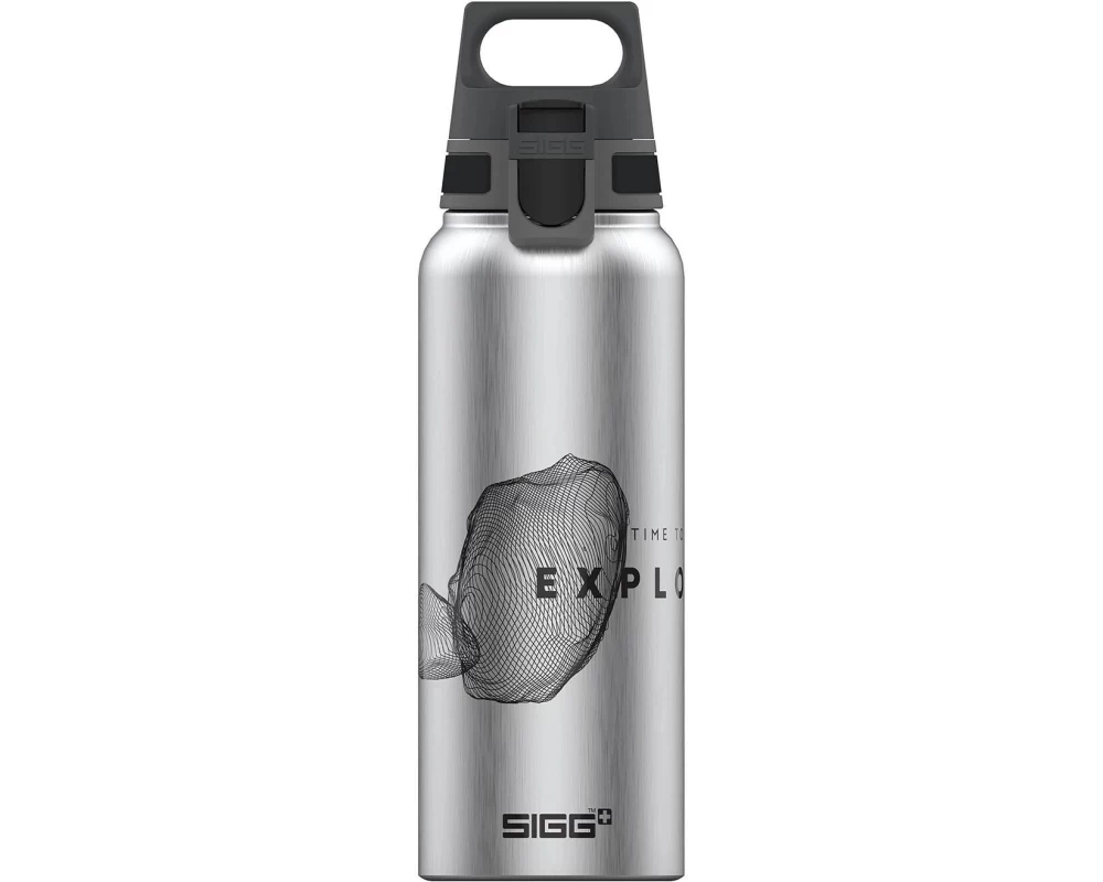 SIGG Trinkflasche WMB ONE Pathfinder 1000 ml, Grau/Silber