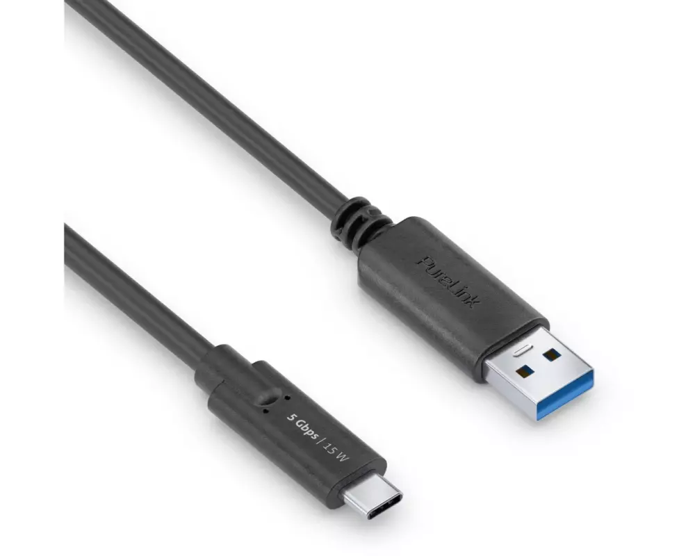 PureLink USB 3.1-Kabel USB-C - USB-A 2 m