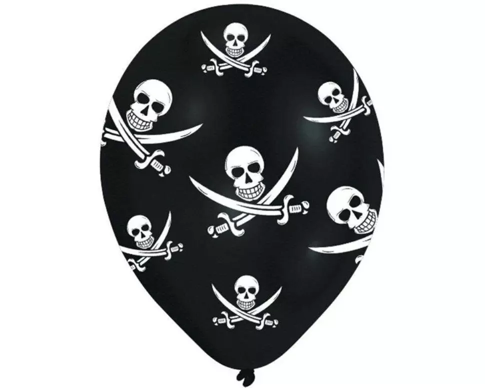 Amscan Luftballon Pirat 6 Stück