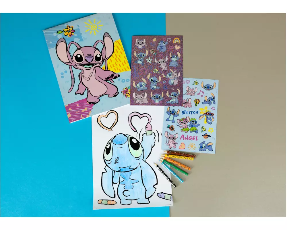 Undercover Malset Malspass Lilo & Stitch, 51-teilig