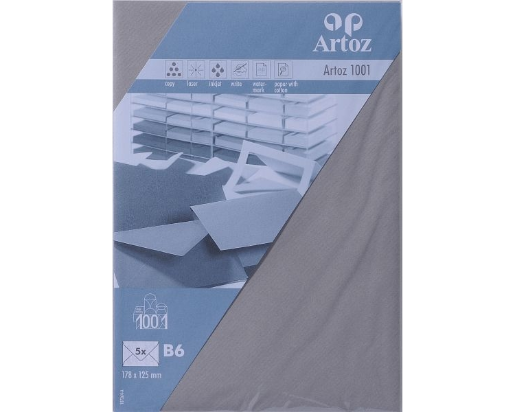 ARTOZ Couverts 1001 B6 107364182 100g, graphit 5 Stück