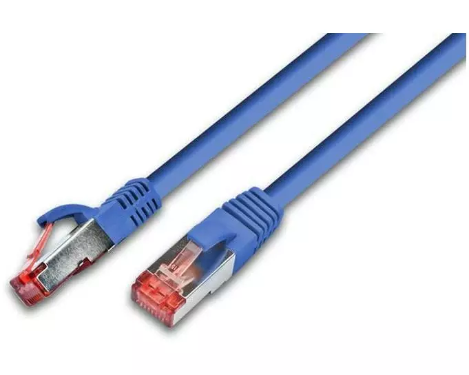 Wirewin Patchkabel RJ-45 - RJ-45, Cat 6A, S/FTP, 25 m, Blau