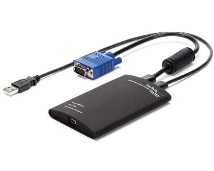 StarTech.com KVM Console to USB 2.0 Portable Laptop Crash Cart Adapter