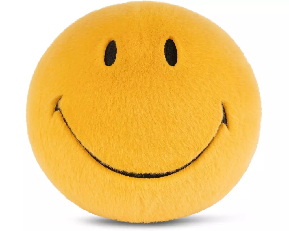 Bon Ton Toys Plüsch Smiley ECO Fuzzy Gelb 23 cm