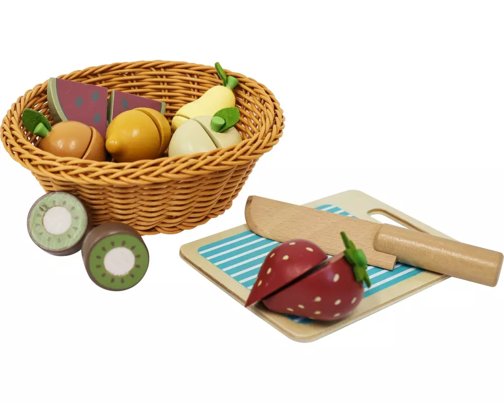 vedes Früchtekorb mit Zubehör, Holz