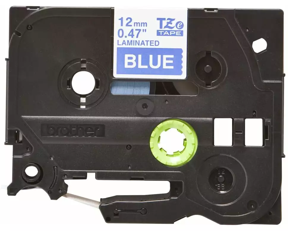 Brother Beschriftungsband TZe-535 Weiss auf Blau