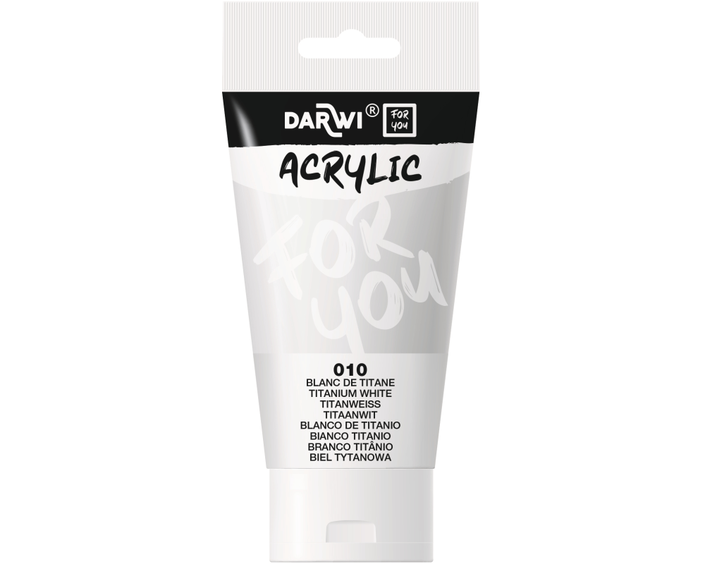 DARWI Acrylfarbe 75ml DF5150075010C Titanweiss