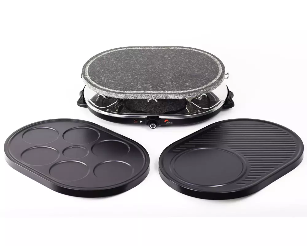 OHMEX Raclette / Crêpes / Grill OHM-GRIL-4004 8 Personen