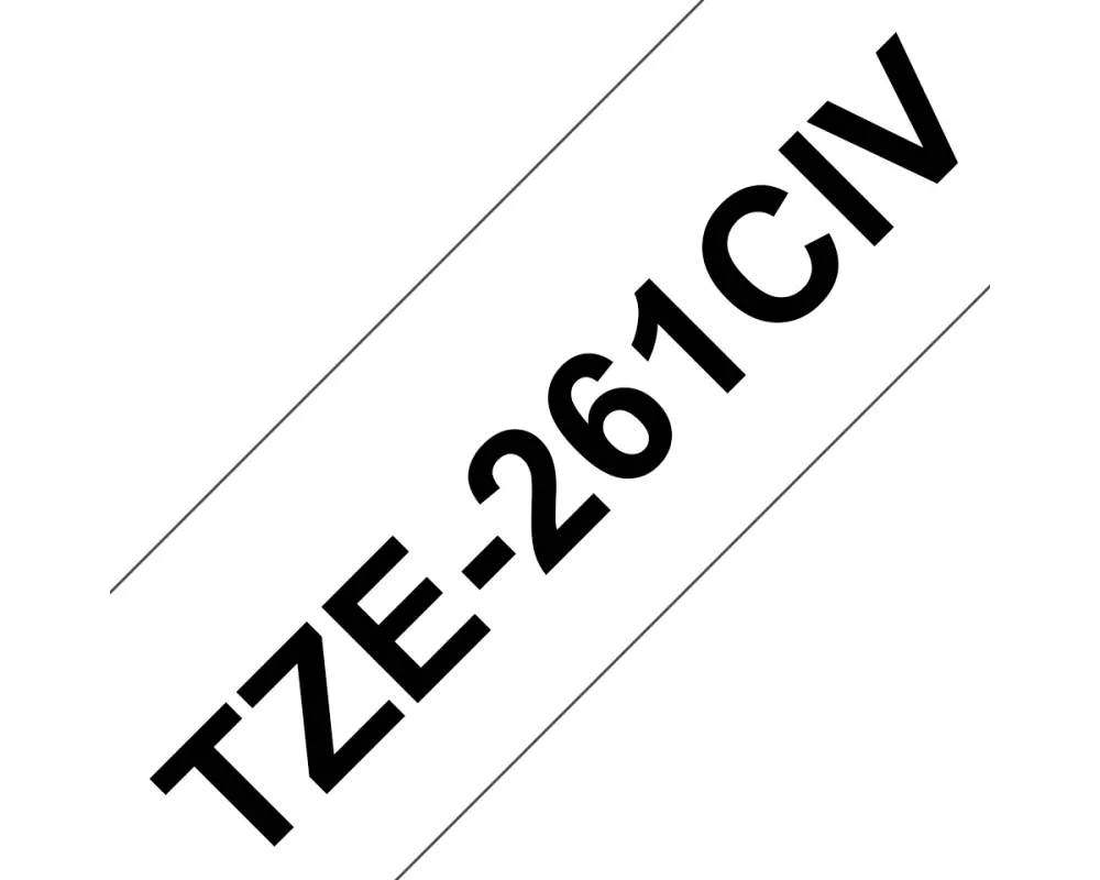 Brother TZE-261CIV Etiketten erstellendes Band TZ