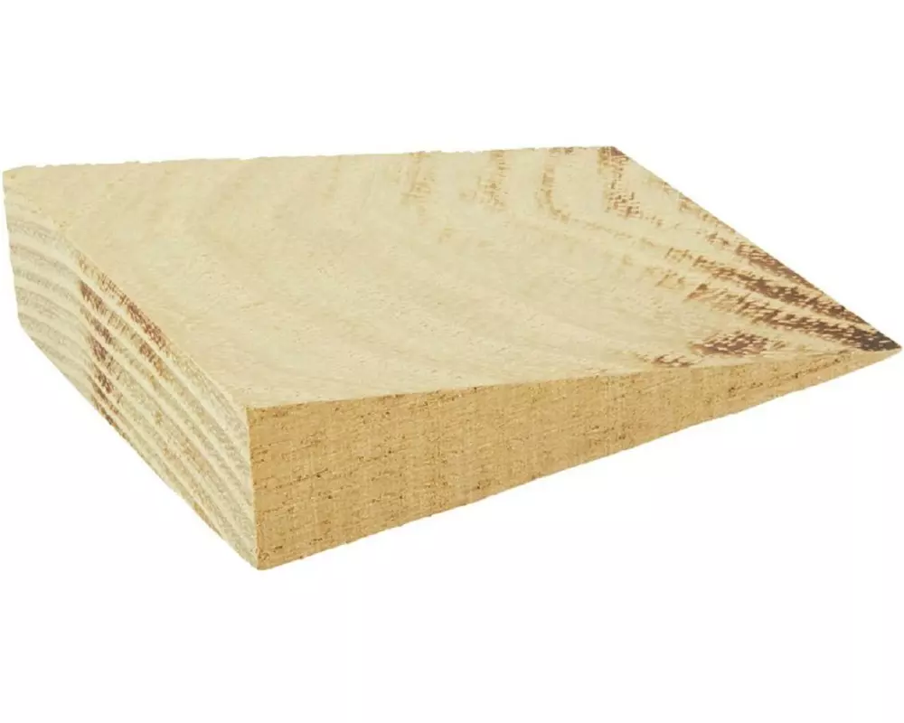 Holz Zollhaus Holzkeil 8 x 6 x 0-2 cm