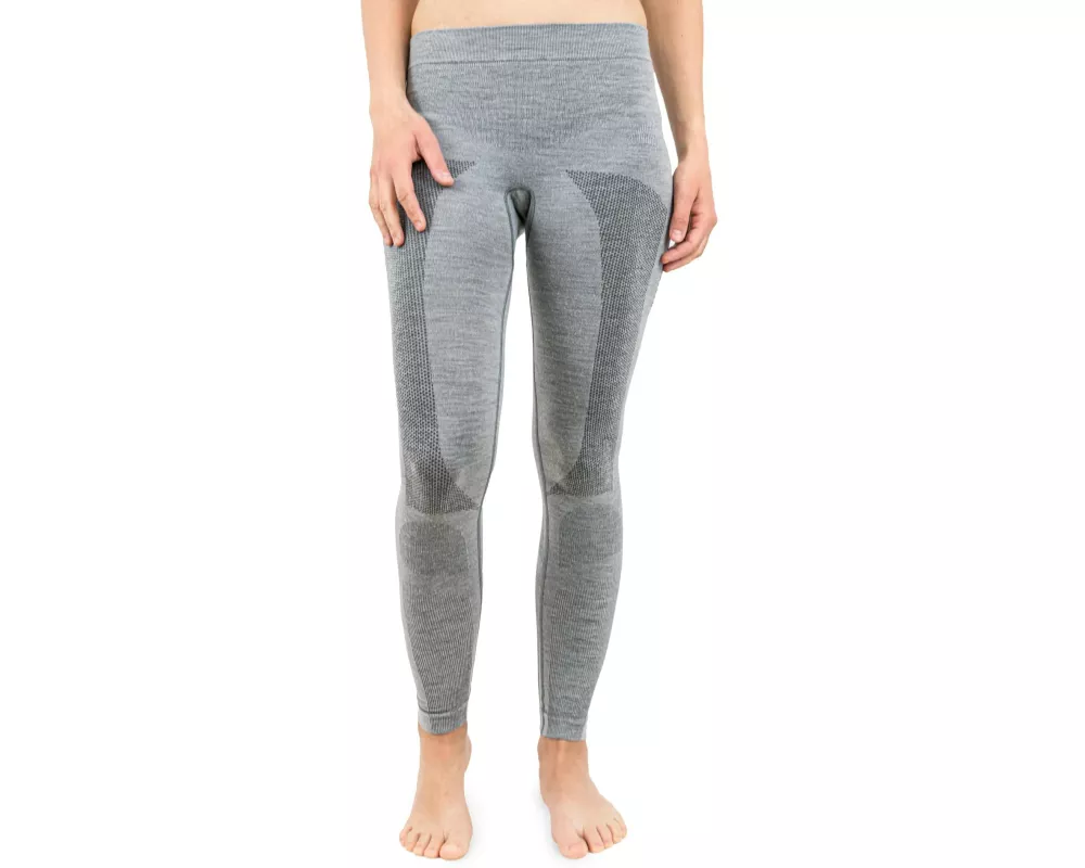 Merino & More Damen Funktionsunterhose lang S, Grau