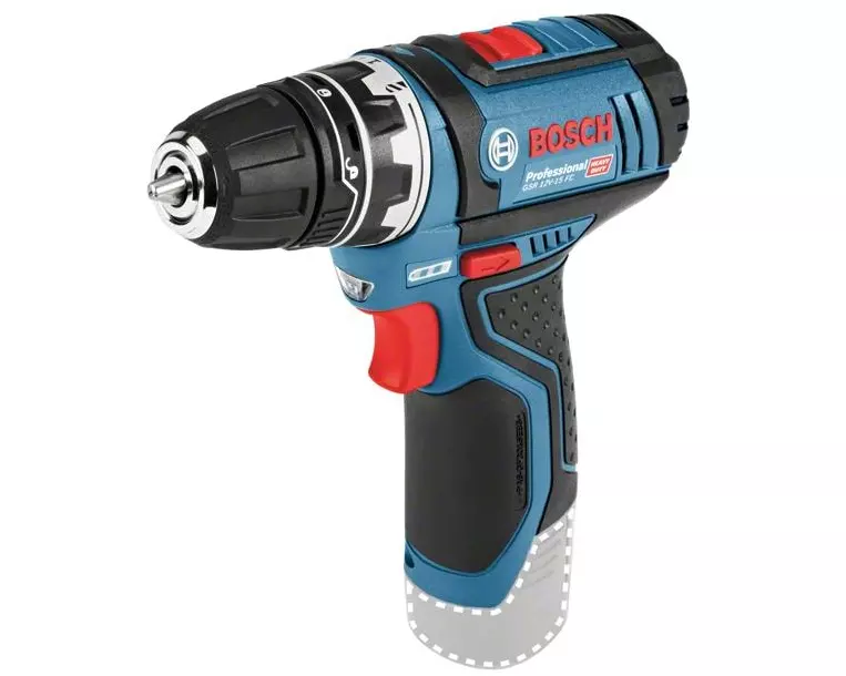 Bosch Professional Akku-Bohrschrauber GSR 12 V-15 FC Solo in L-Boxx