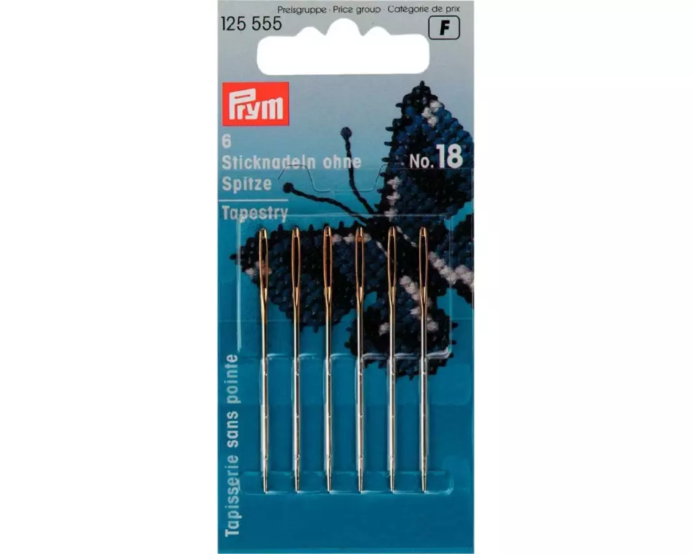 Prym Sticknadel Nr. 18, 6 Stück