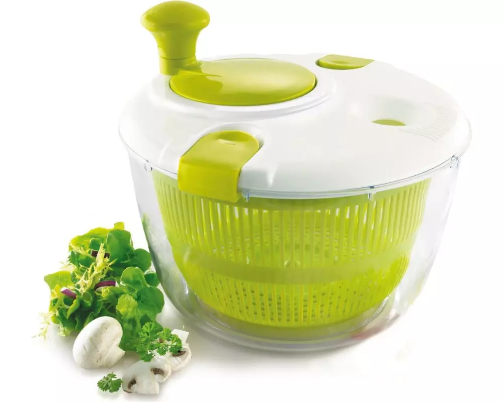 Ibili Salatschleuder 24 cm 24 cm, Weiss