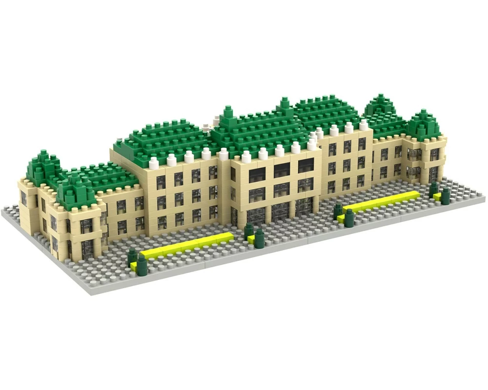 BRIXIES Bausteinmodell Schloss Belvedere aus 943 Bausteinen