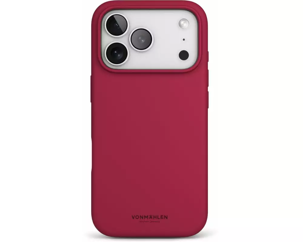 Vonmählen Back Cover Soft Silicone iPhone 17 Pro Dark Red