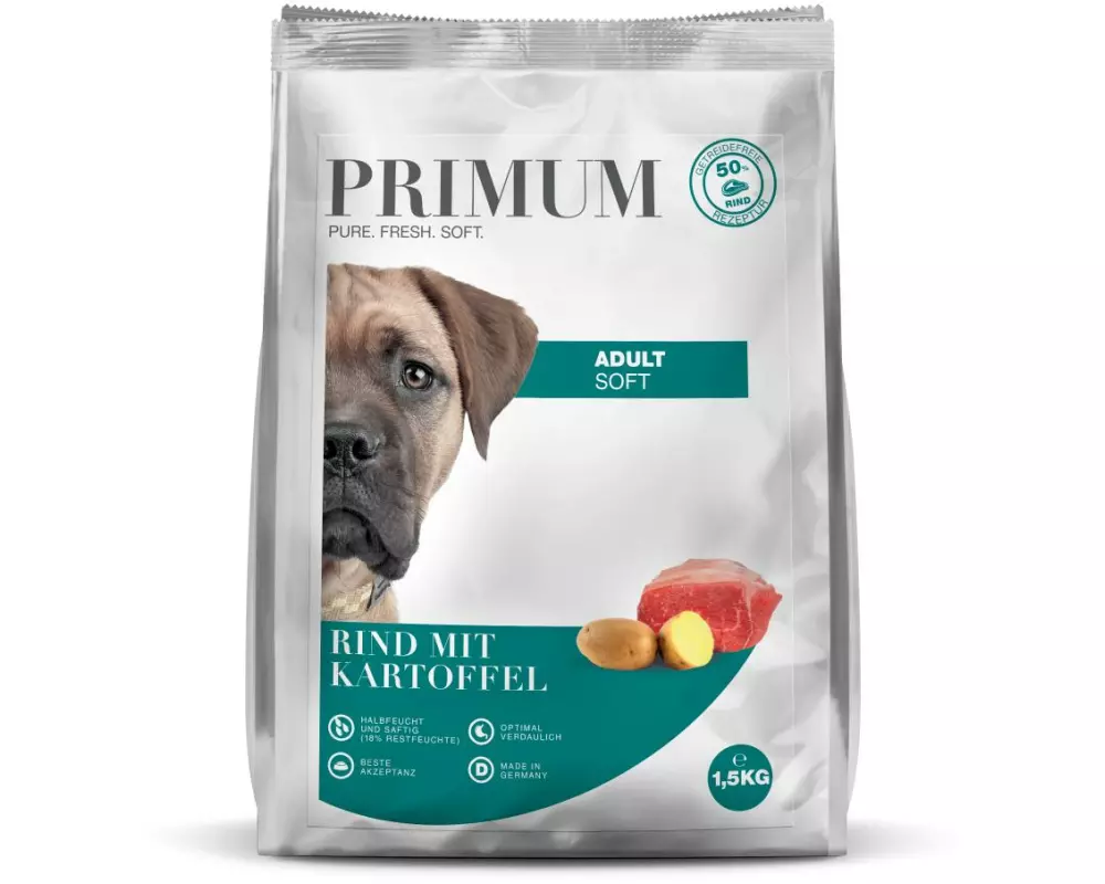 PRIMUM Halbfeuchtfutter Adult Rind mit Kartoffel 1.5 kg