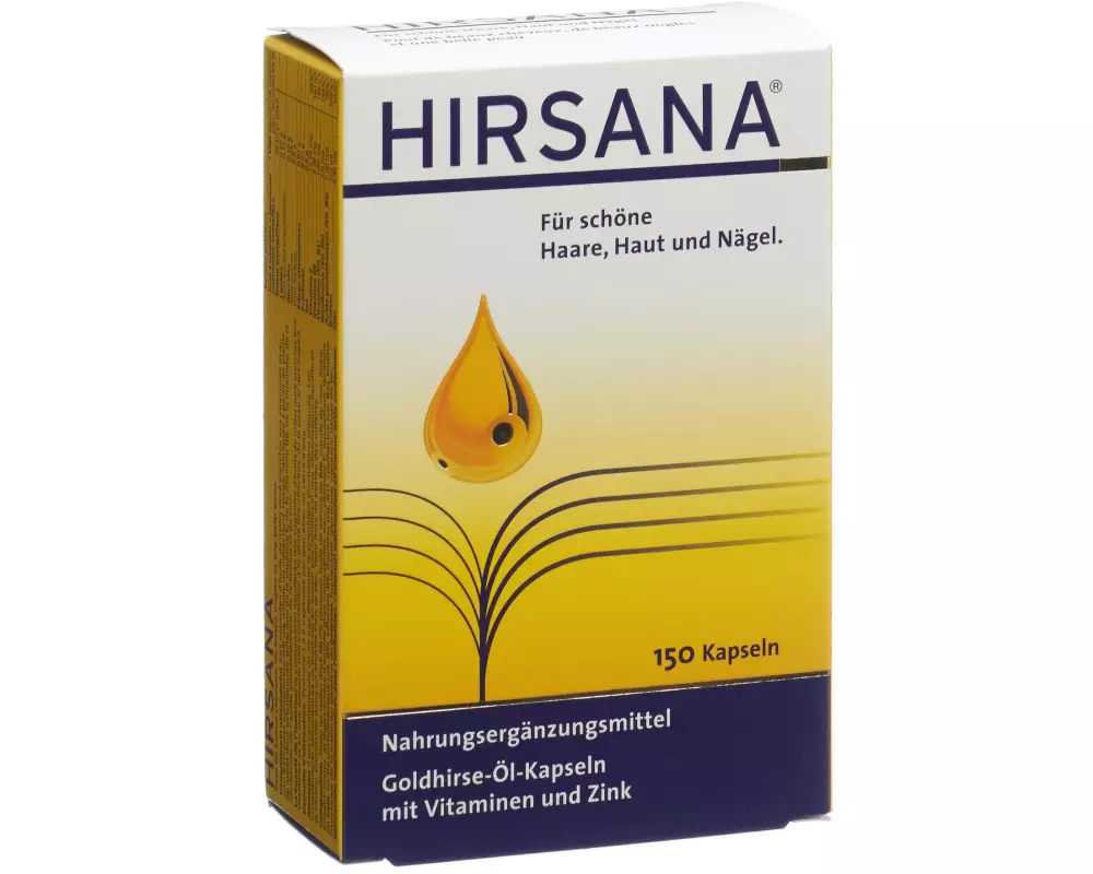 Hirsana Goldhirse Öl 150 Kapseln