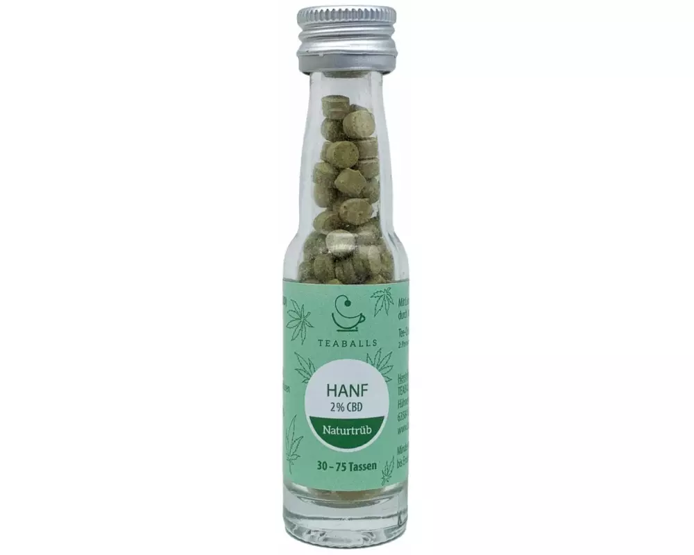 TEABALLS Teaballs Hanf 2% CBD Naturtrüb 30-75 Tassen
