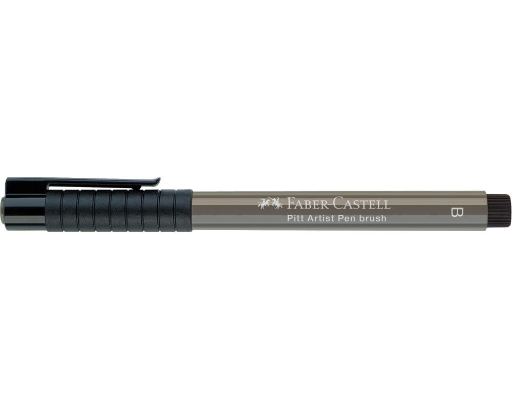 FABER-CASTELL Pitt Artist Pen Brush 2.5mm 167473 warmgrau IV