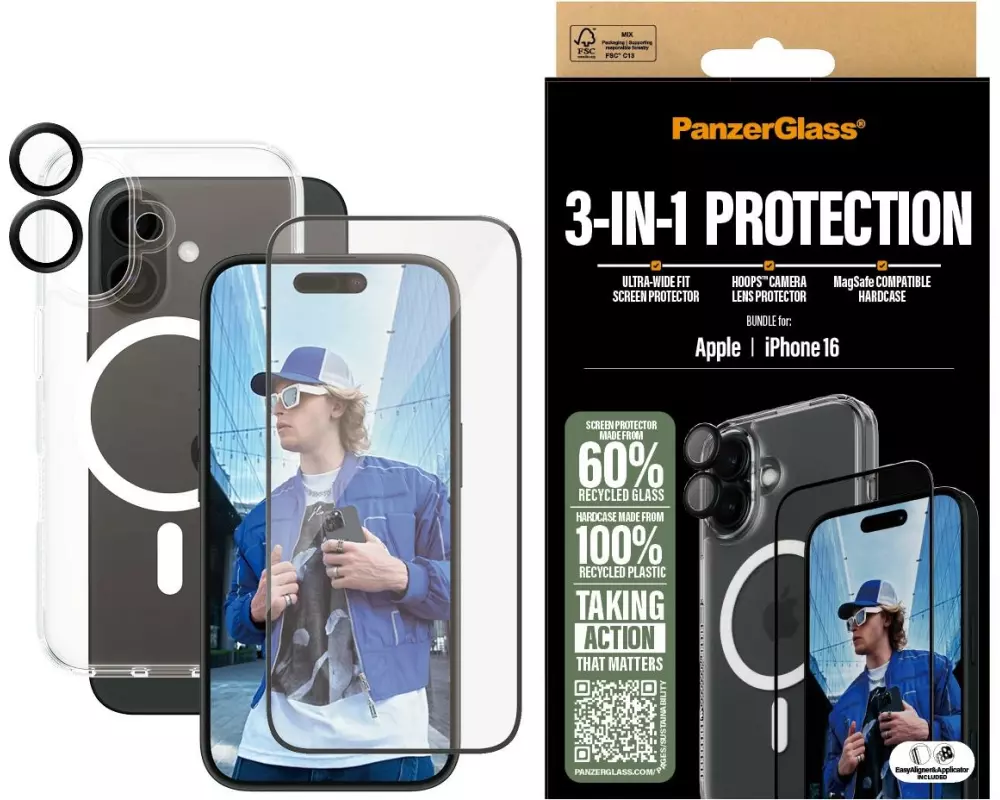 CARE 3-in-1 Protection Bundle iPhone 16