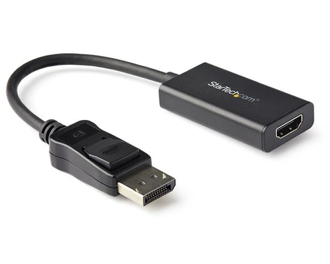 StarTech.com DisplayPort to HDMI Adapter, 4K 60Hz HDR10 Active DisplayPort 1.4 to HDMI 2.0b Converter, Latching DP Connector, DP to HDMI