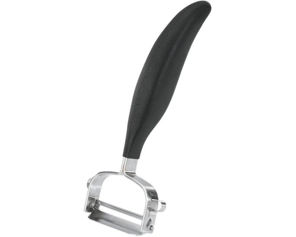 GEFU Sparschäler Universale 15.1 cm, Schwarz/Silber