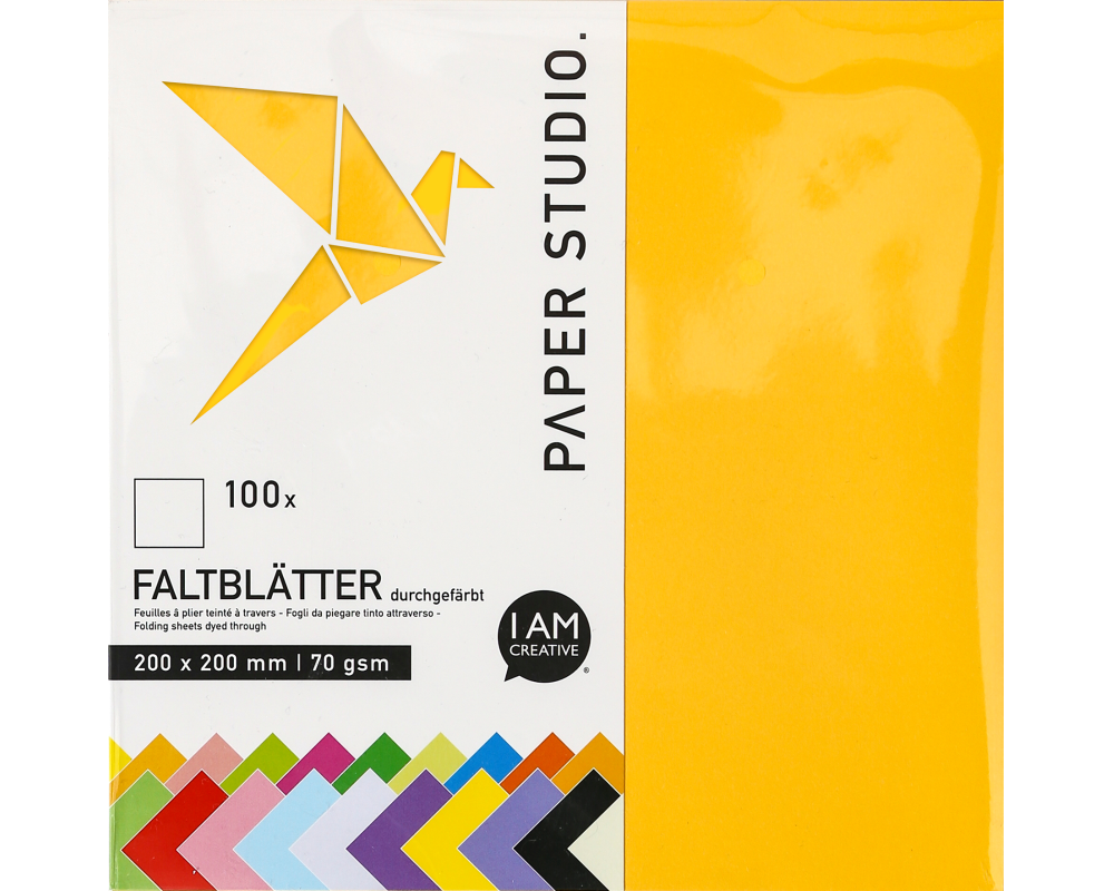 I AM CREATIVE Faltblätter 4077.12 20x20cm, 100 Stück