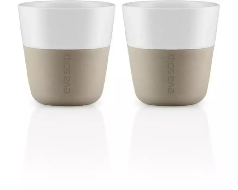 Eva Solo Espressotasse 80 ml, 2 Stück, Beige/Weiss