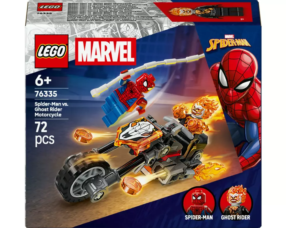 LEGO Marvel Spider-Man vs. Ghost Rider auf seinem Motorrad 76335