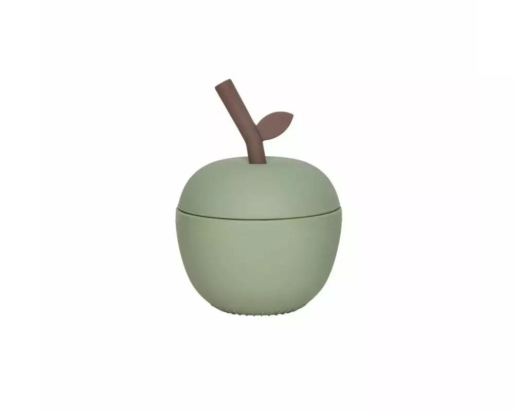 OYOY Kindertrinkbecher Apple Cup Grün