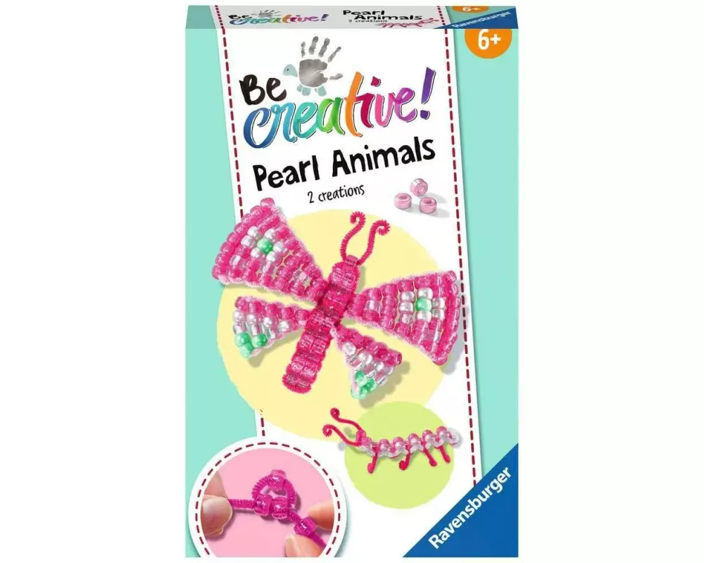 Ravensburger Bastelset Be Creative: Peal Animals Schmetterling