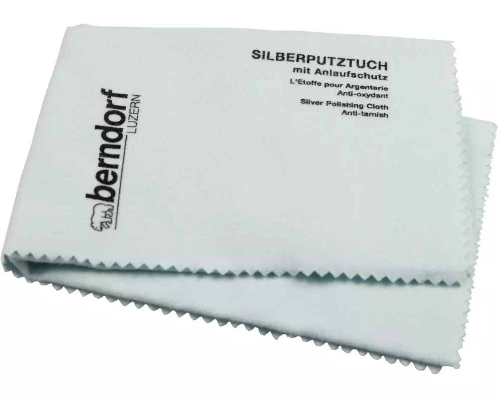 Berndorf Silber-Putztuch mit Anlaufschutz Grau