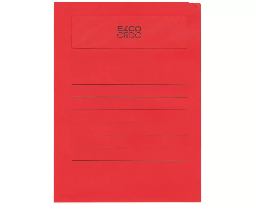 ELCO Sichthülle Ordo Volumino Rot, 50 Stück