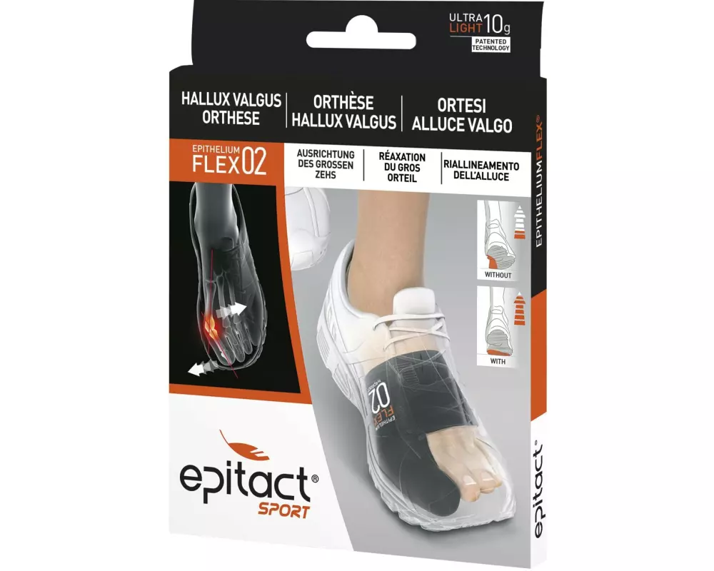 Epitact Hallux Valgus Orthese Sport M 21.5-23 cm 1 Stück