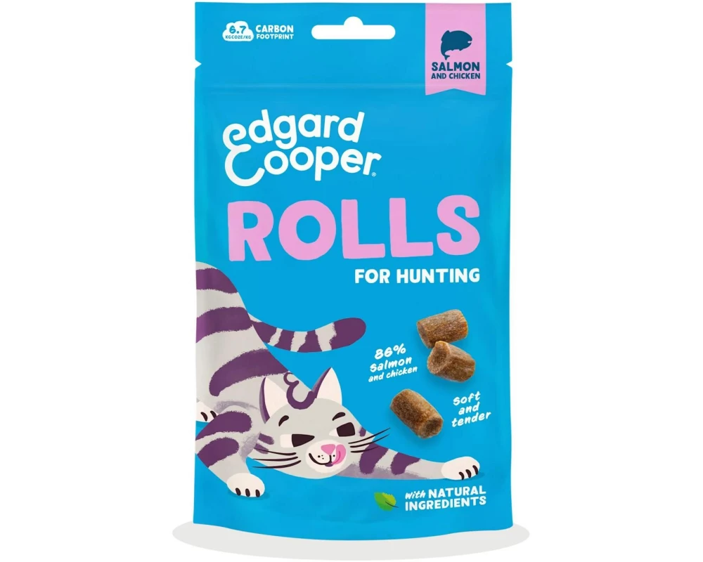 Edgard & Cooper Katzen-Snack Rolls Lachs 45 g