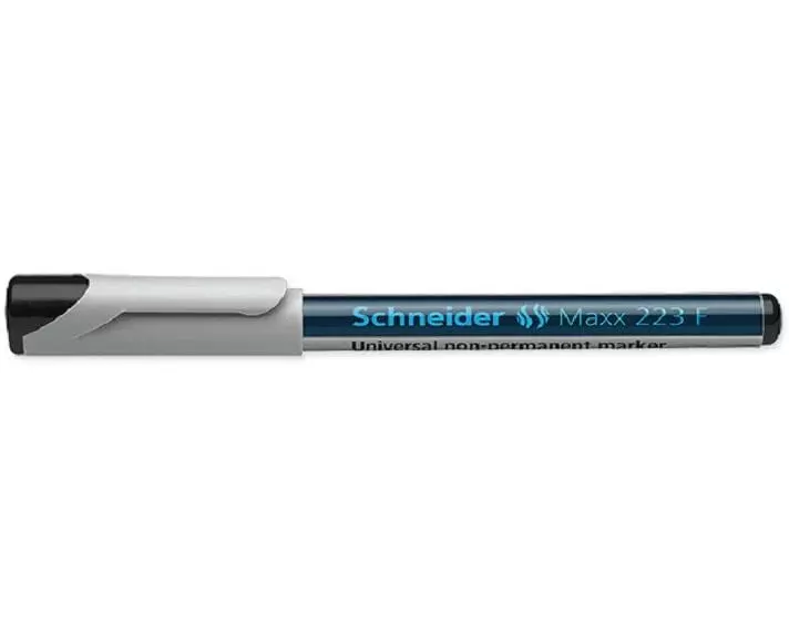 Schneider Folienstift OHP Maxx Wasserlöslich Schwarz, F