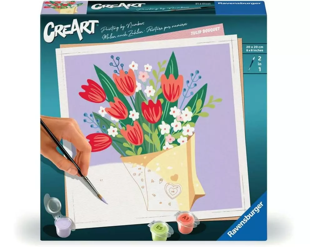 Ravensburger Malen nach Zahlen CreArt Tulip Bouquet